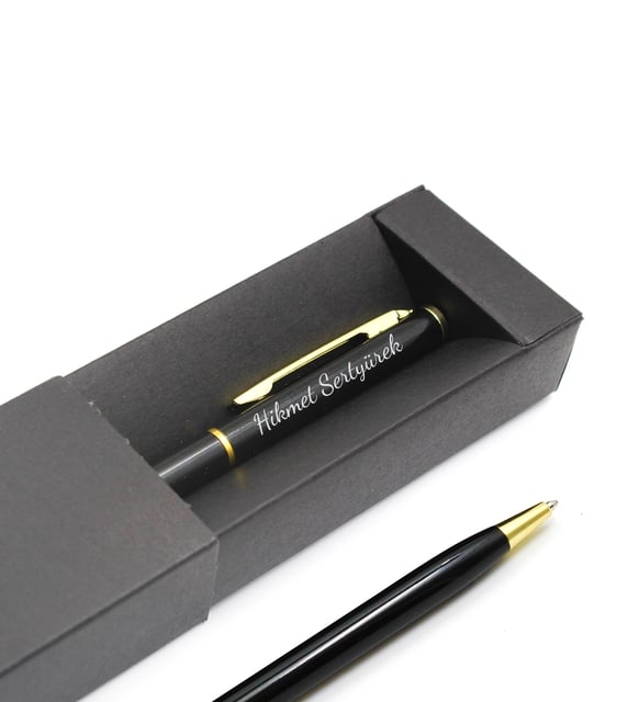 Kişiye Özel Kılıflı Cam Şişe Matara & Kişiye Özel Defter & Metal Touch Pen Kalem & Fotoğraf