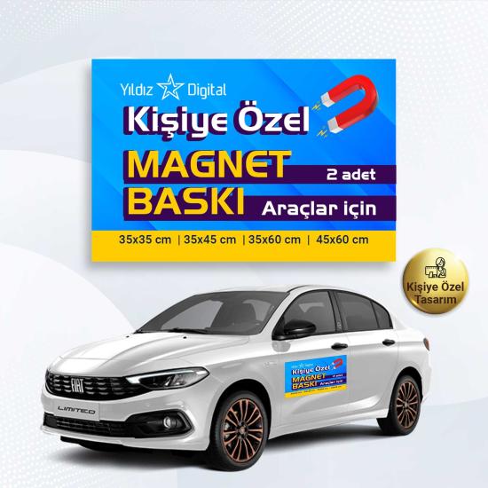 Araç Magneti Baskı (2 Adet)