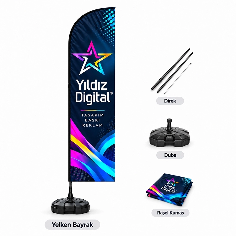 Yelken Bayrak Takımı - 1 Adet